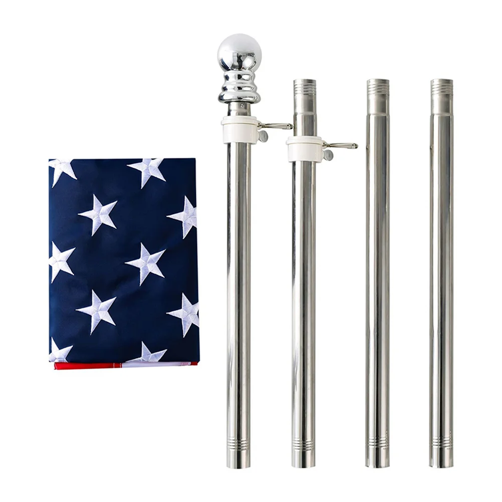 

Flag July American 4Th Of Boat Pole Decoration Decor Kit Small Poles Outdoor Corps Fourth Marine For Wall Display House Base