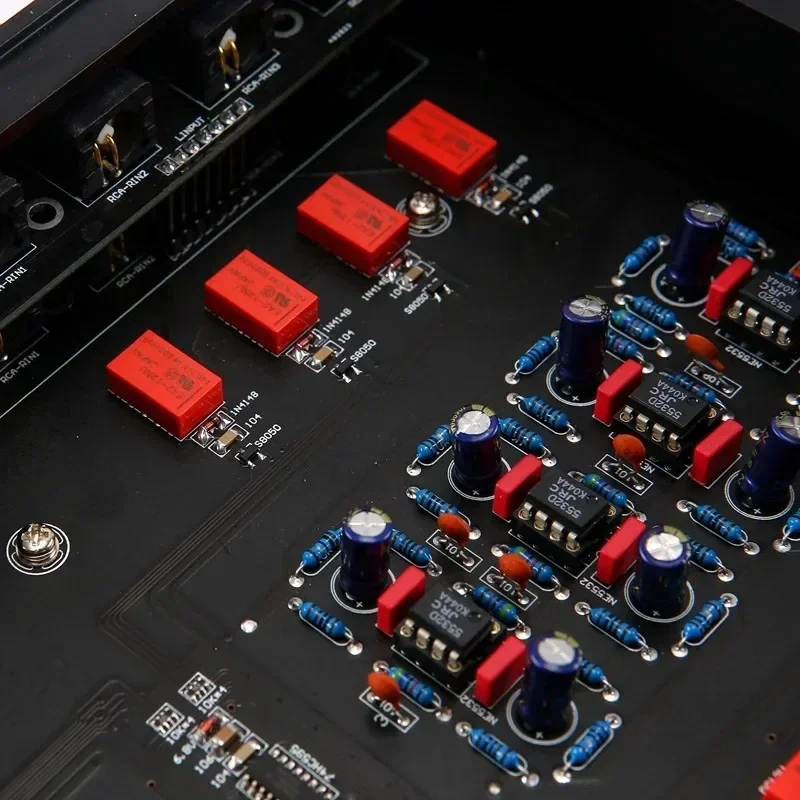 6-кратное увеличение MBL6010 линейный HIFI предусилитель RC5534 JRC5532 полностью балансный