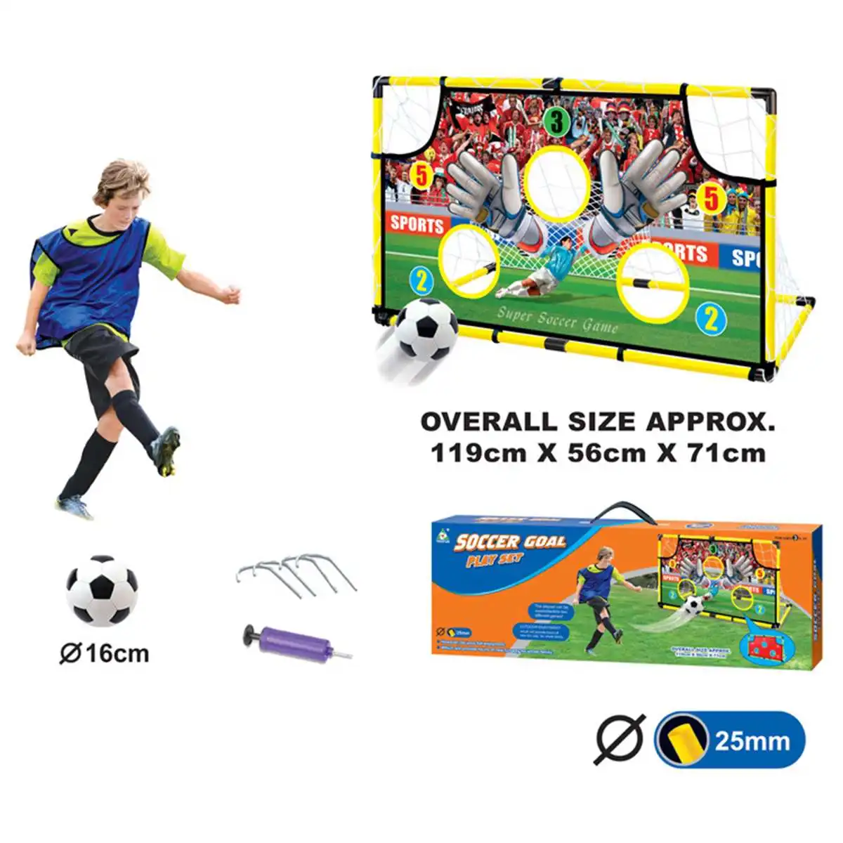 Детские футбольные ворота Soccer Set