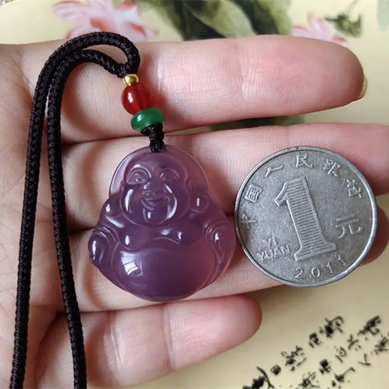 Ожерелье Будды из натурального нефрита для мужчин и женщин ювелирные изделия