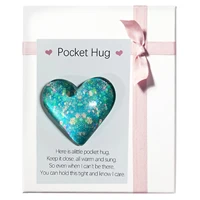 pocket hug heart small pocket heart hug ornament special encourage isolation social long distance thinking of gifts party favors
