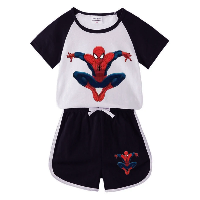 Kids Baby boy Clothing Sets Cartoon Mickey Mouse Clothes Set Cotton Tops + Shorts 2Pcs Sportsuit Summer ropa |