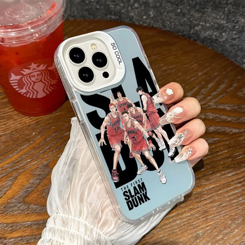 Чехол для телефона Slam Dunk Cartoon Basketball Huawei P30 P40 Mate 30 40 Pro Nova 7 Honor 50 с линзами Creative Border Matte