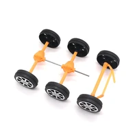 dashex front middle rear 4wd bridge steering kit with tires parts for 148 132 124 rc car