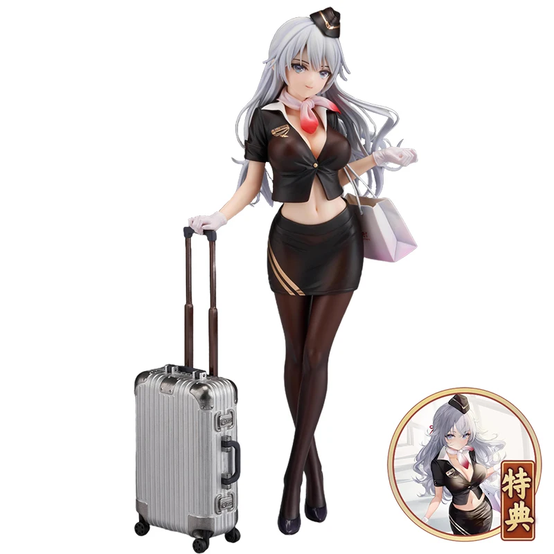 

Pre Sale Stewardess Ver Anime Figure 24.5Cm 1/7 Anime Figurine Figural Models Action Toy Figures Periphery Collection Toys Gifts