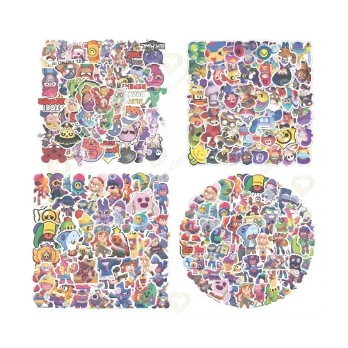Классические кавайные наклейки-талисманы мотоцикл скейтборд ноутбук