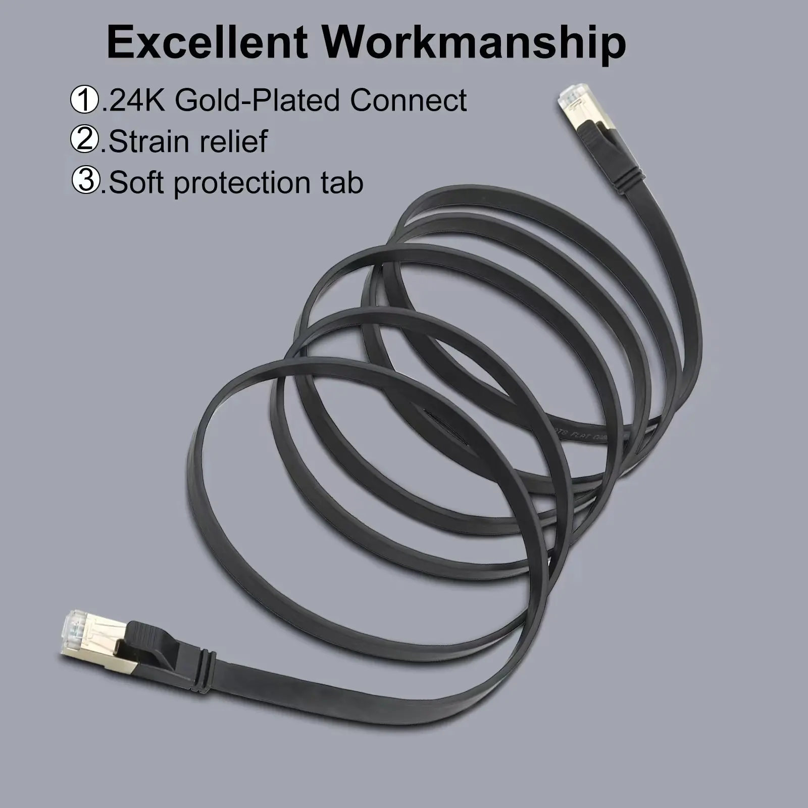 Ethernet-кабель Hannord CAT8 40 Гбит/с 2000 Мбит/с