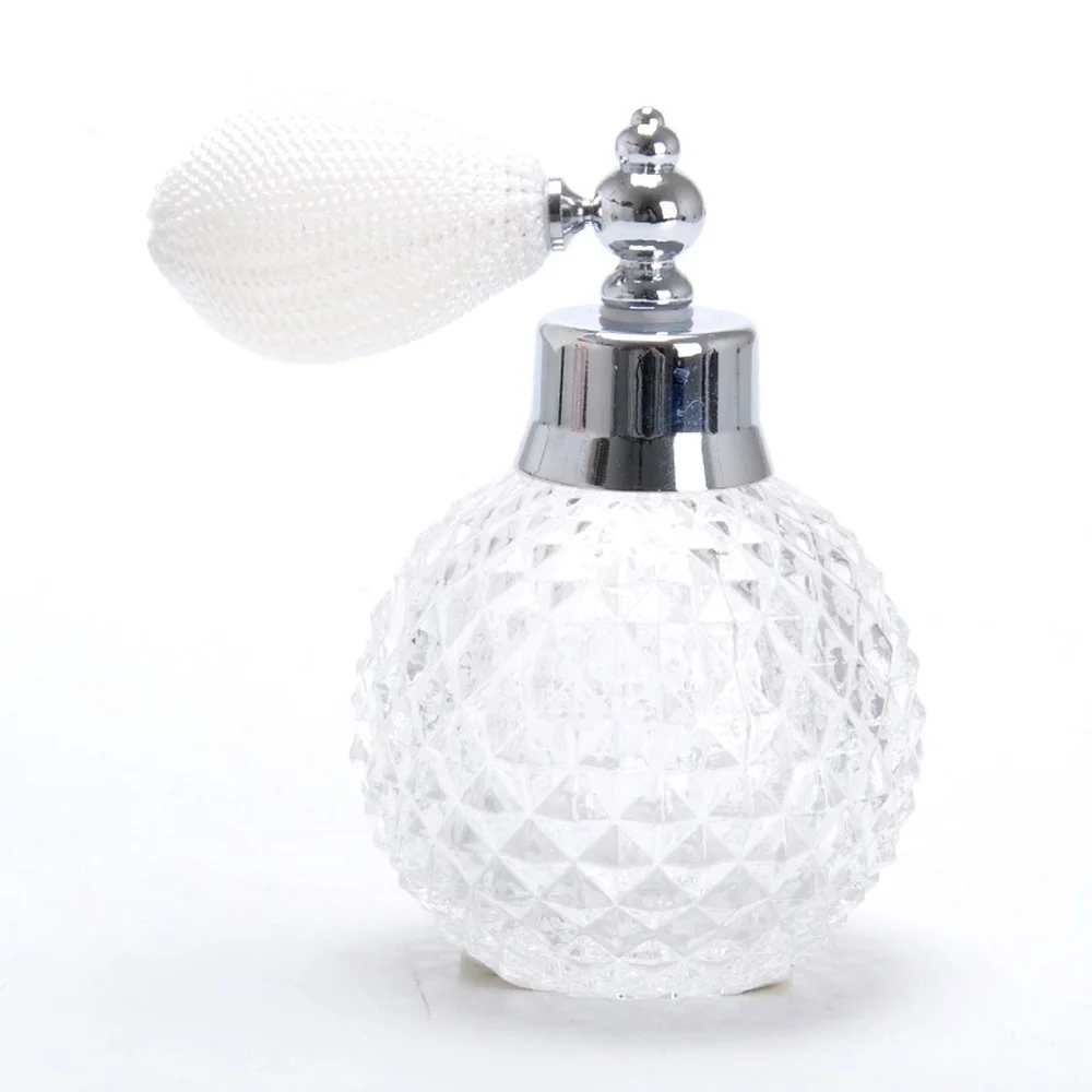 

100ml Vintage Crystal Perfume Bottle Spray Atomizer Refillable Glass Bottle Lady Gift