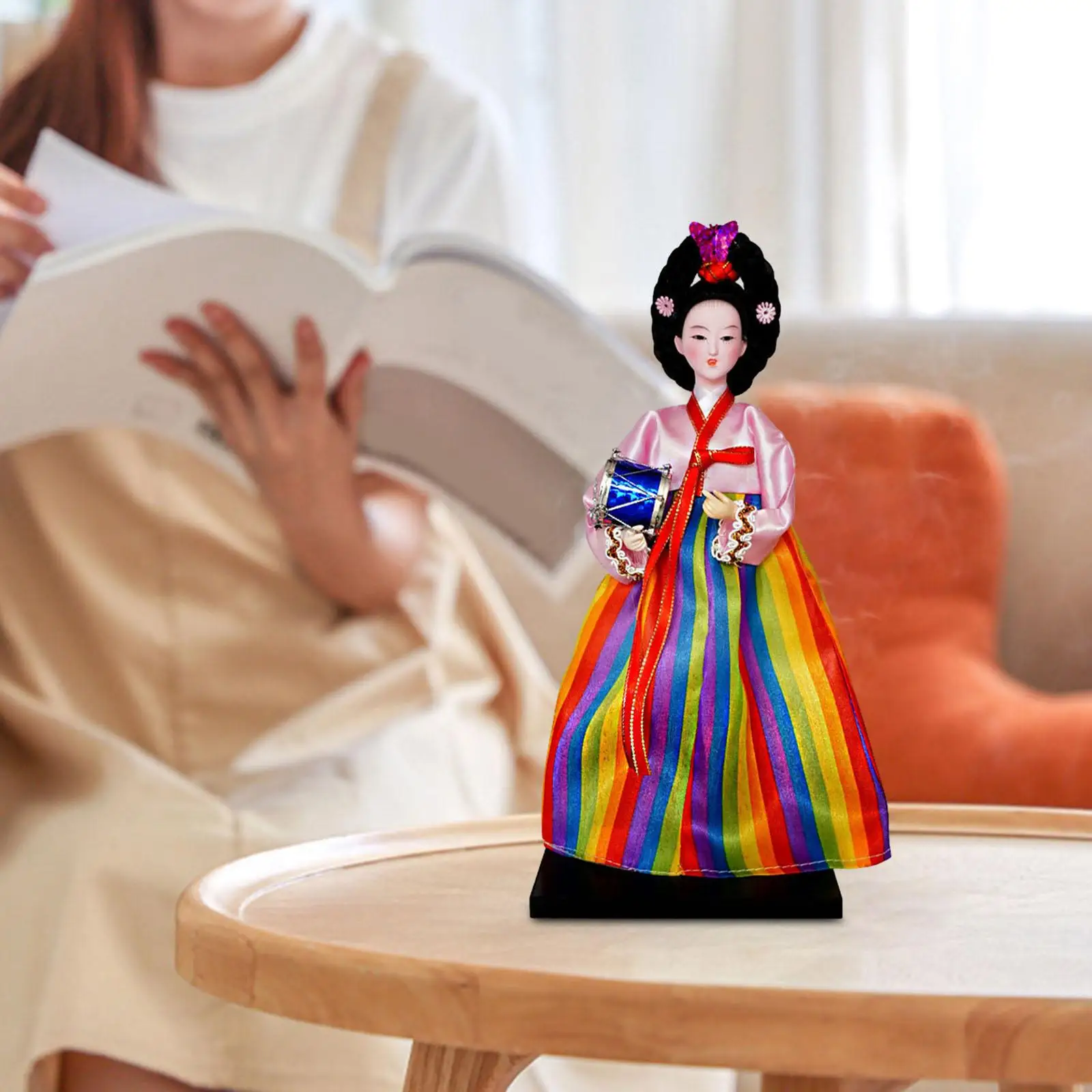 Корейская кукла гейши 12 дюймов скульптура для леди азиатская модель высота 30 см