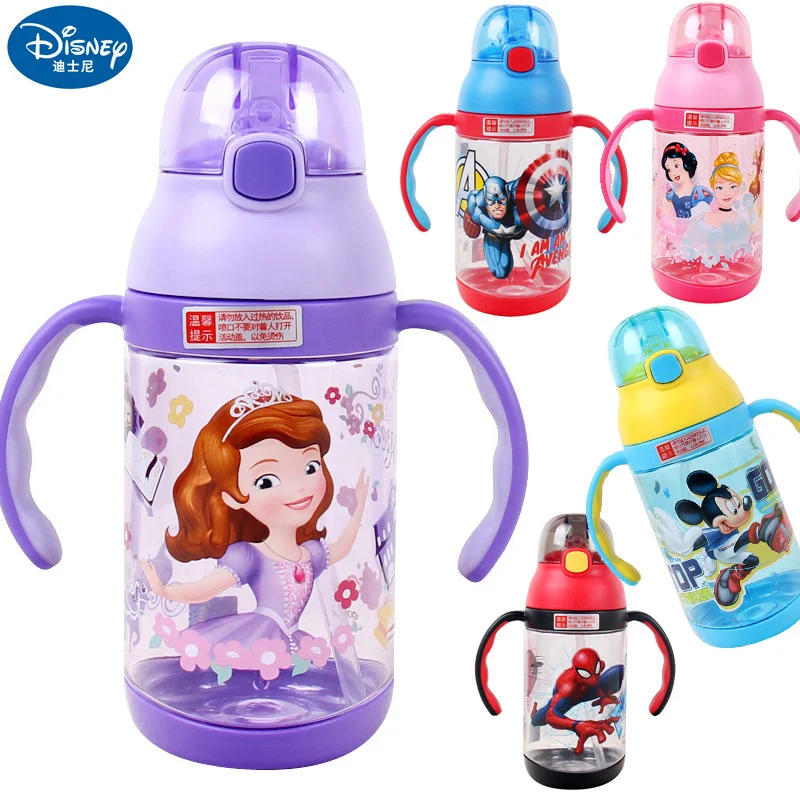 Бутылочка соломенная детская с Микки Маусом и диснеевским принтом |