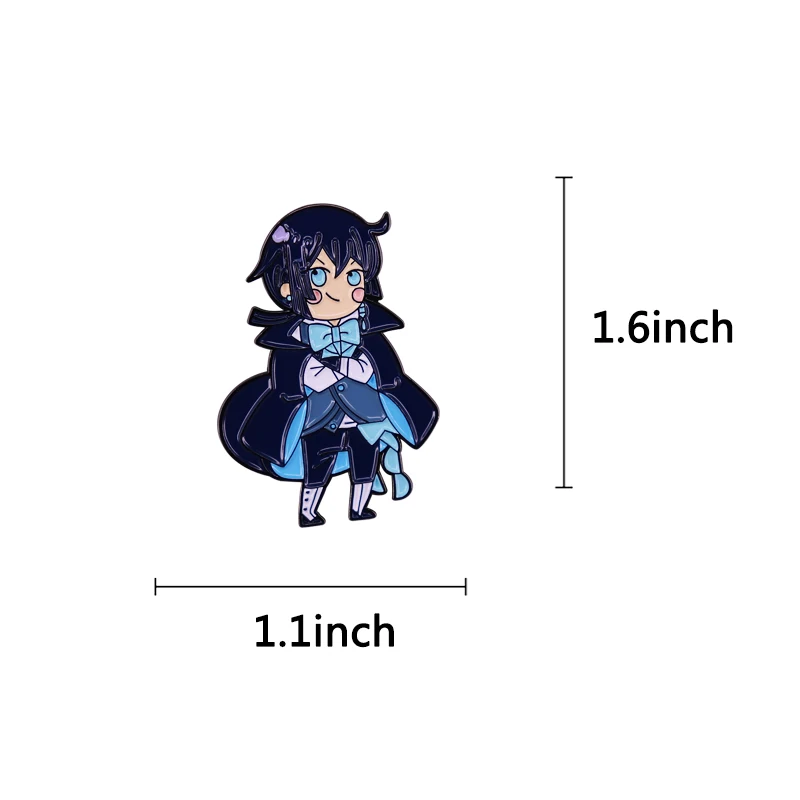 Чехол изучение Vanitas эмалированная булавка манга искусственное аниме косплей