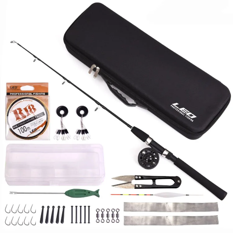 Набор из удочки и катушки для подледной рыбалки 80 см