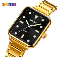 skmei japan quartz movement top brand luxury stainless steel strap watch mens 3bar waterproof wristwatches relogio masculino