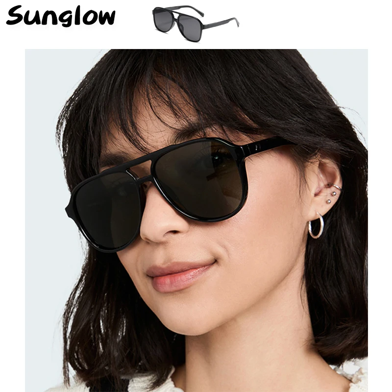

Sun Glasses For Women 2022 Fashion Candy Color Colored Lenses Designer Vintage Sunlasses Frame Big Frame Outdoor Driving Shade