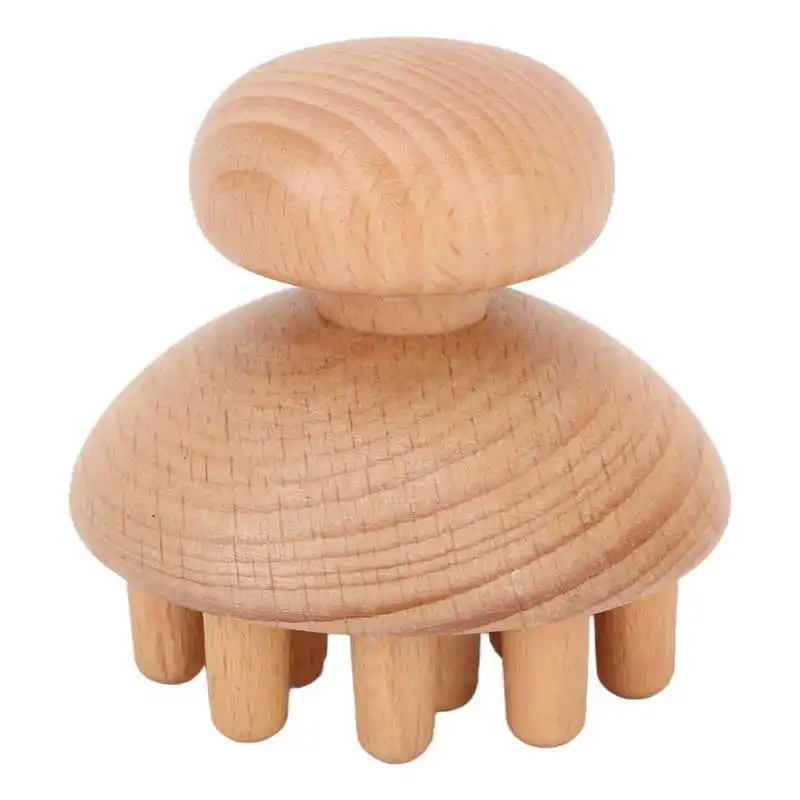 

Wood Head Massager Scalp Massage Tool Eliminate Cellulite Octopus Shape Speed Up Metabolism for Shoulder
