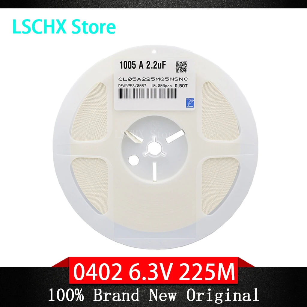 

10000PCS/RELL New original SMD capacitor 0402 6.3v 225M ±20% 225 ceramic capacitor
