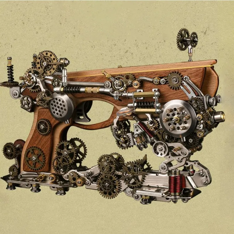 Металлический 3d-пистолет Archimedes с паром набор строительных блоков сделай сам