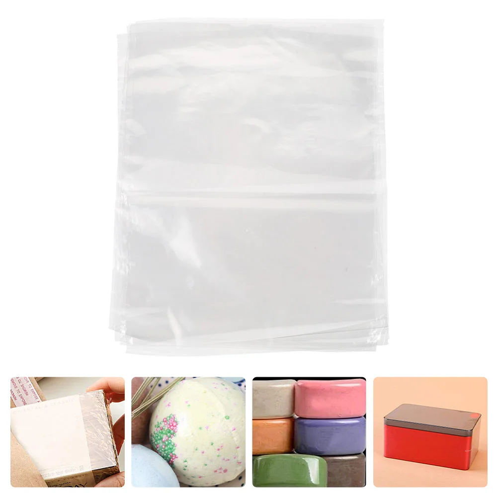 

200pcs POF Practical Shrink Wrap Bag Heat Shrink Wrap Clear Shrink Film Wrap