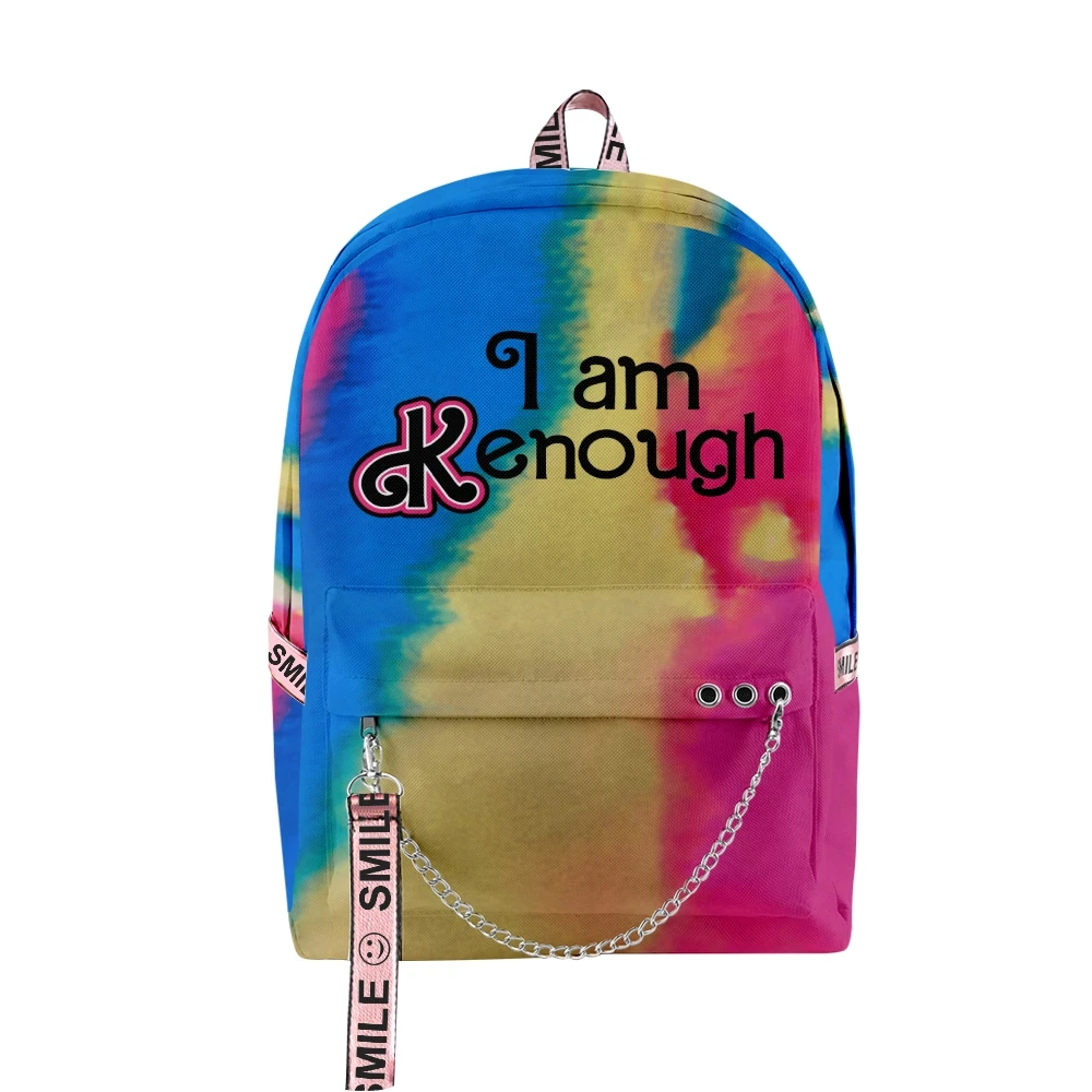 

I Am Kenough Merch Backpack Zipper Rucksack New Movie Daypack Boy girls Schoolbag Unique Men women Travel Bag