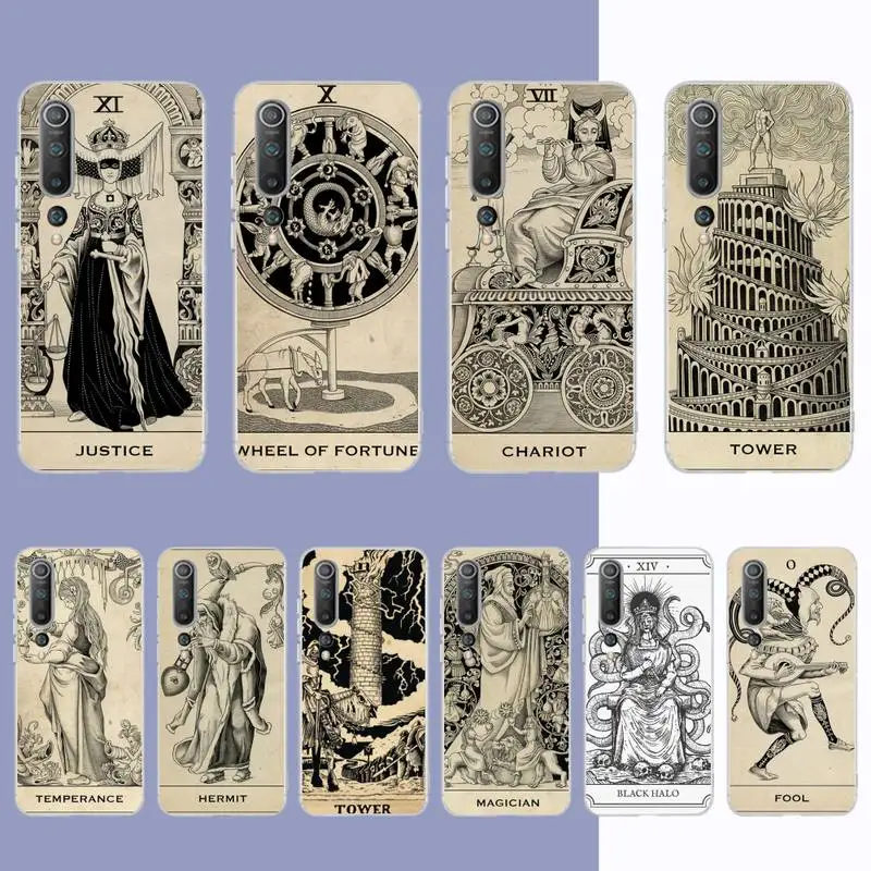 

MaiYaCa Fool Tarot Card Meanings Phone Case for Samsung S21 A10 for Redmi Note 7 9 for Huawei P30Pro Honor 8X 10i cover
