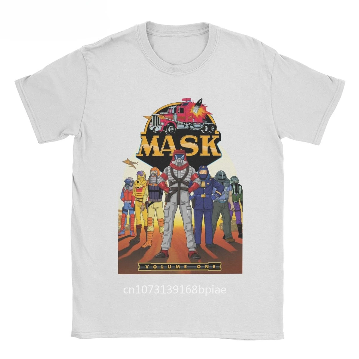 Мужская и женская футболка MASK Mobile Armored Strike Kommand Футболка из чистого хлопка с