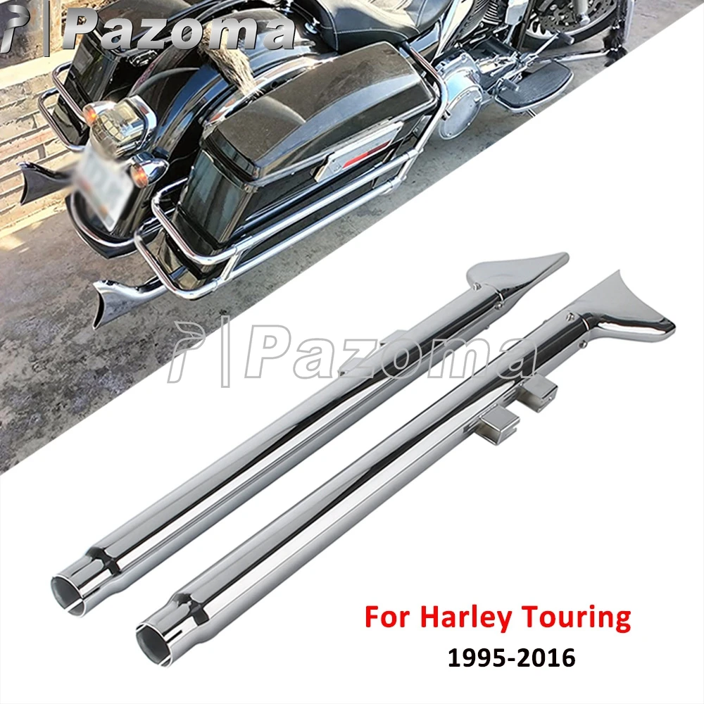 Выхлопная труба рыбий хвост для Harley Touring Road Glide FLTR FLTRX FLTRXS FLTRUSE FLTRU FLTRI мотоциклетный