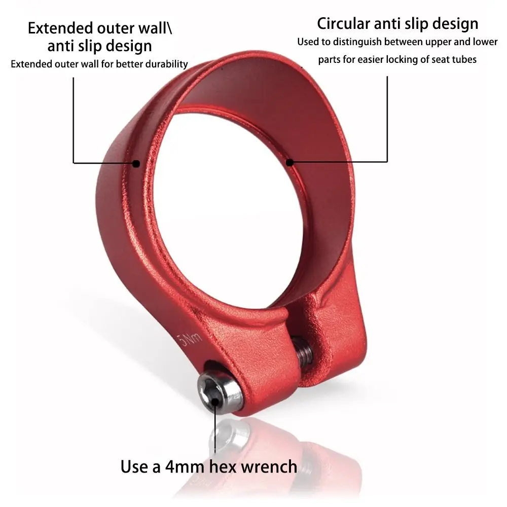 31 8 мм/34 9 мм зажим для подседельного штыря велосипеда черный красный аксессуары