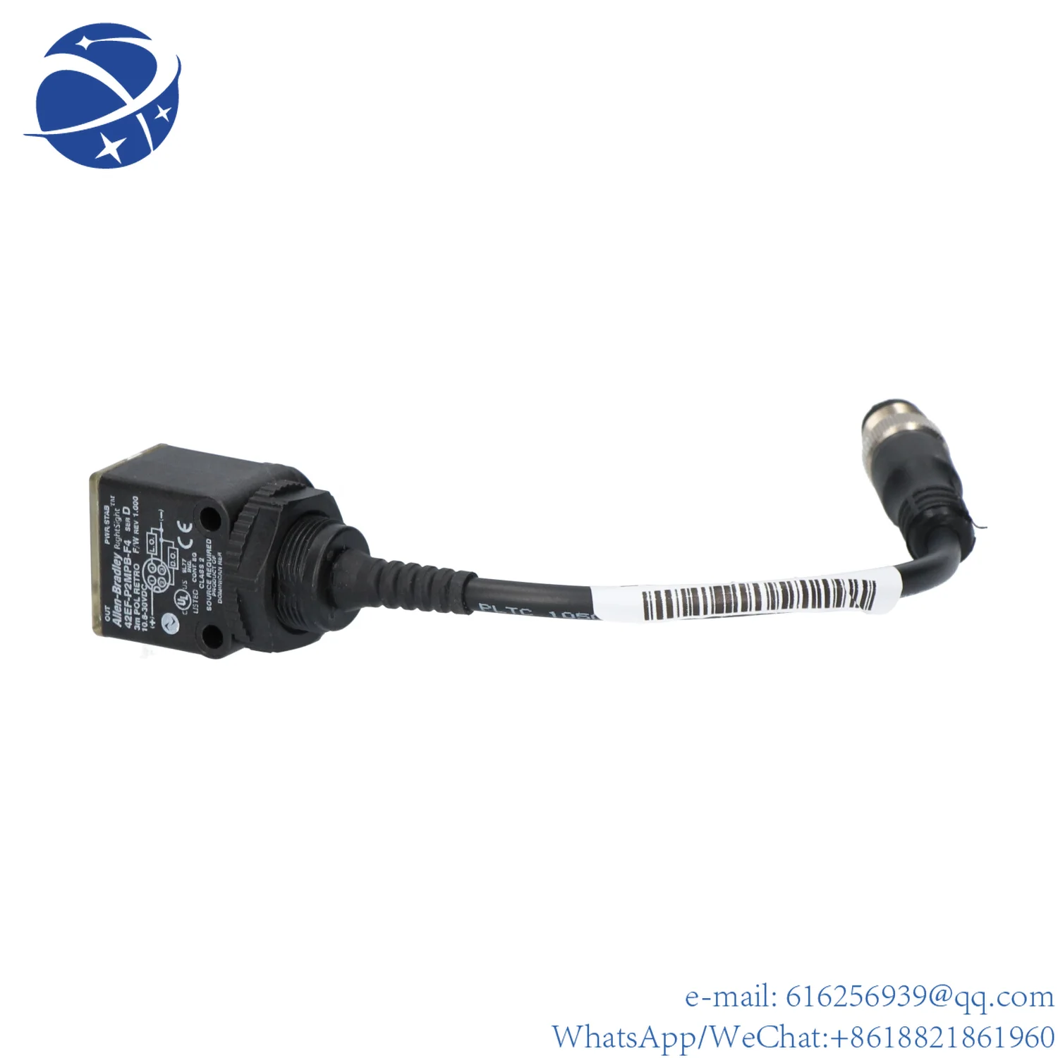 

42ef-p2mpb-f4 11-30 Vdc Sensor Photowitch Gepolariseerde Retroeflectieve Sensor Nieuw In Voorraad 42ef-p2mpb-f4