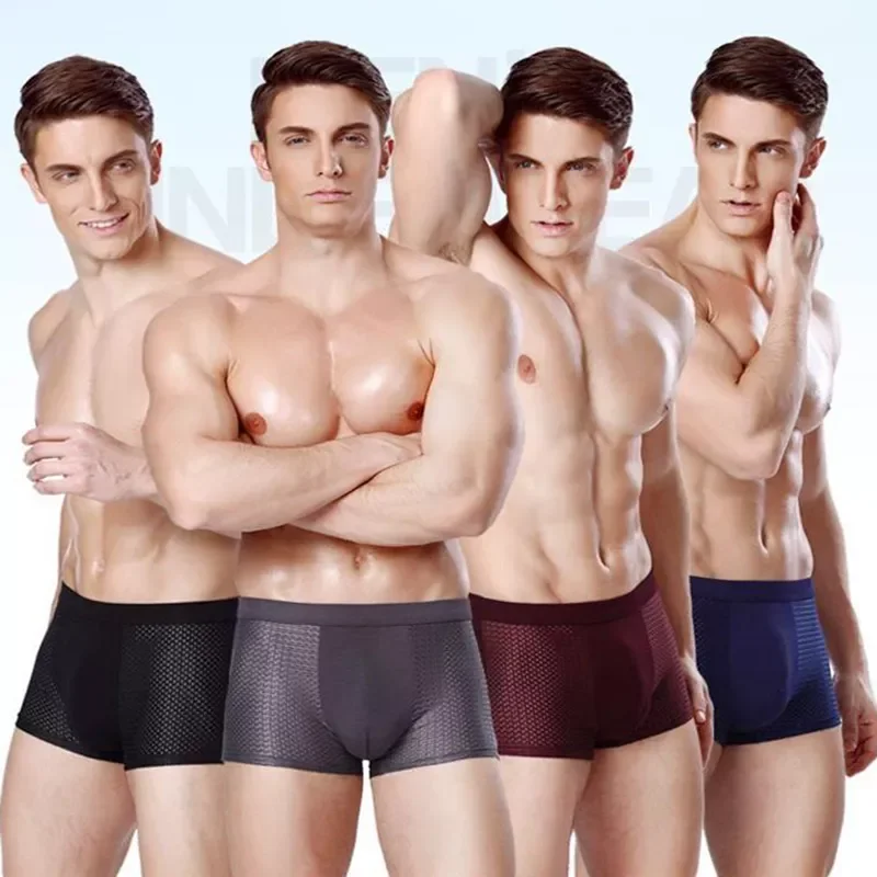Panties Male Underpants Man Pack Shorts Underwear Modal Cotton Boxer Homme Brand Underpants Male Panties Breathable