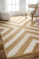 jute rug 100 runner braided handmade reversible carpet rustic modern area rugs and carpets for home living room home decor