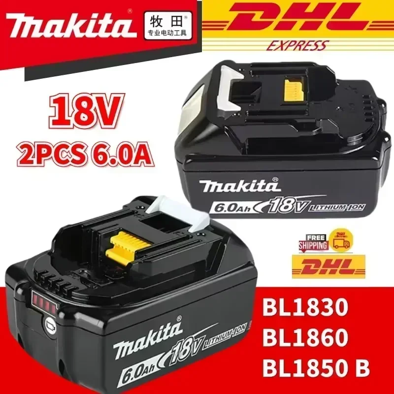 Литиевая батарея Makita 6Ah для 18 В BL1830B BL1850B BL1860 BL1815 |