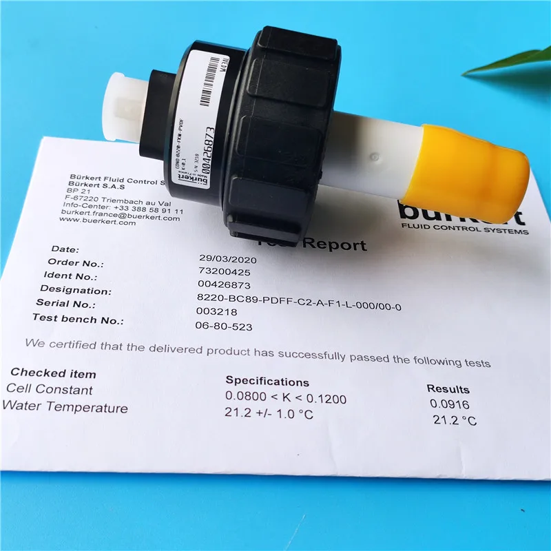 Burkert8220 VDF K = 0 1 01 00426872 00426873