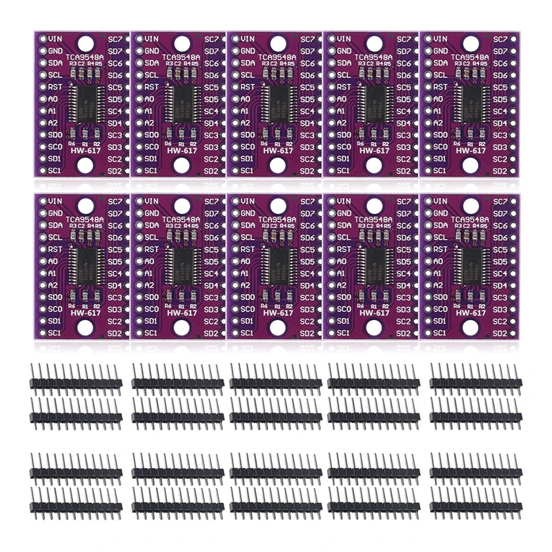 10 шт., плата расширения TCA9548A I2C IIC мультиплексор, 8-канальная Плата расширения для Arduino