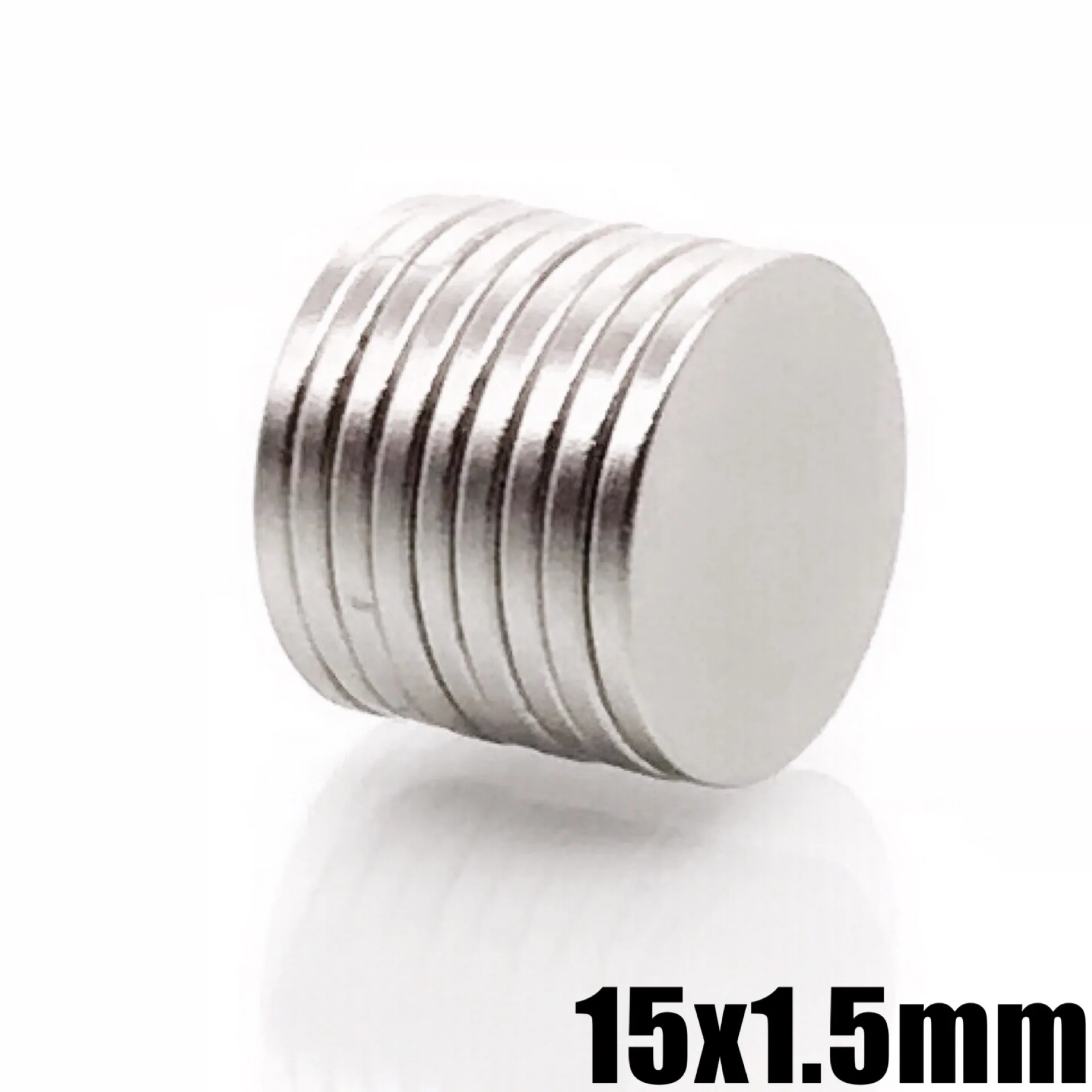 

10/20/50/100/200/500PCS 15x1.5 Small Round Magnet 15mmx1.5mm Neodymium Magnets 15x1.5mm Permanent Strong Powerful Magnet 15*1.5