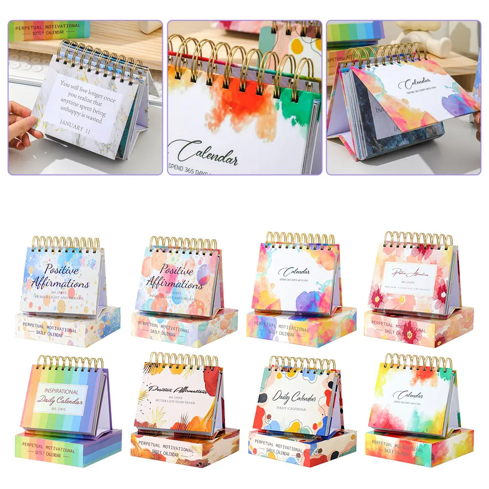

365 Days Daily Calendar 2024 Motivational Desk Calendar 2024 Mini Calendar