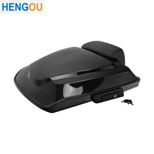 

Motorcycle Razor Pack Trunk w/ Backrest For Harley Tour Pak Touring Road Glide Road King Electra Glide Street Glide 2014-2023 18