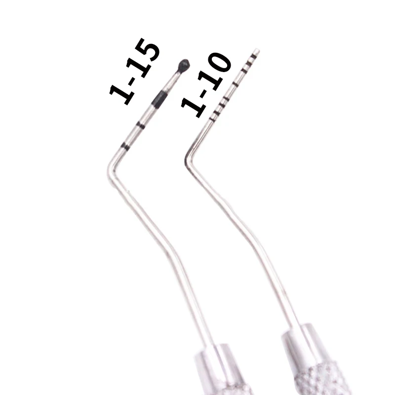 

New Dental Periodontal Probe Endodontic Equipment Probe with Scale Dentist Endodontic Tooth Cleaning 2 Kinds