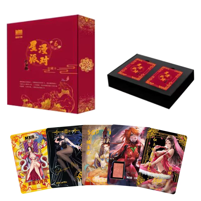 

Star Party 4BOX Goddess Story Collection Cards SSR PR Anime Table Playing Game Board Kids Adult Toys Christmas Gift