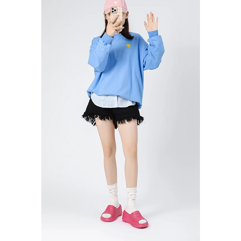 2023 New High Fashion Large Brand Slope Heel Slippers And Sandals Women Summer Outside Casual Anti-Slip Wedge Open-Toe Shoes