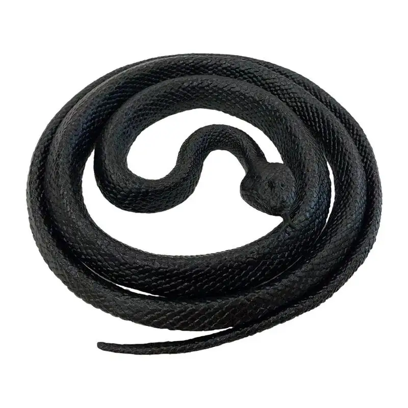 

Rubber Snakes For Garden Realistic Fake Snake Toy Large Rattlesnake Figurine Prank Props To Scare Birds Squirrels Mice Gag Gift