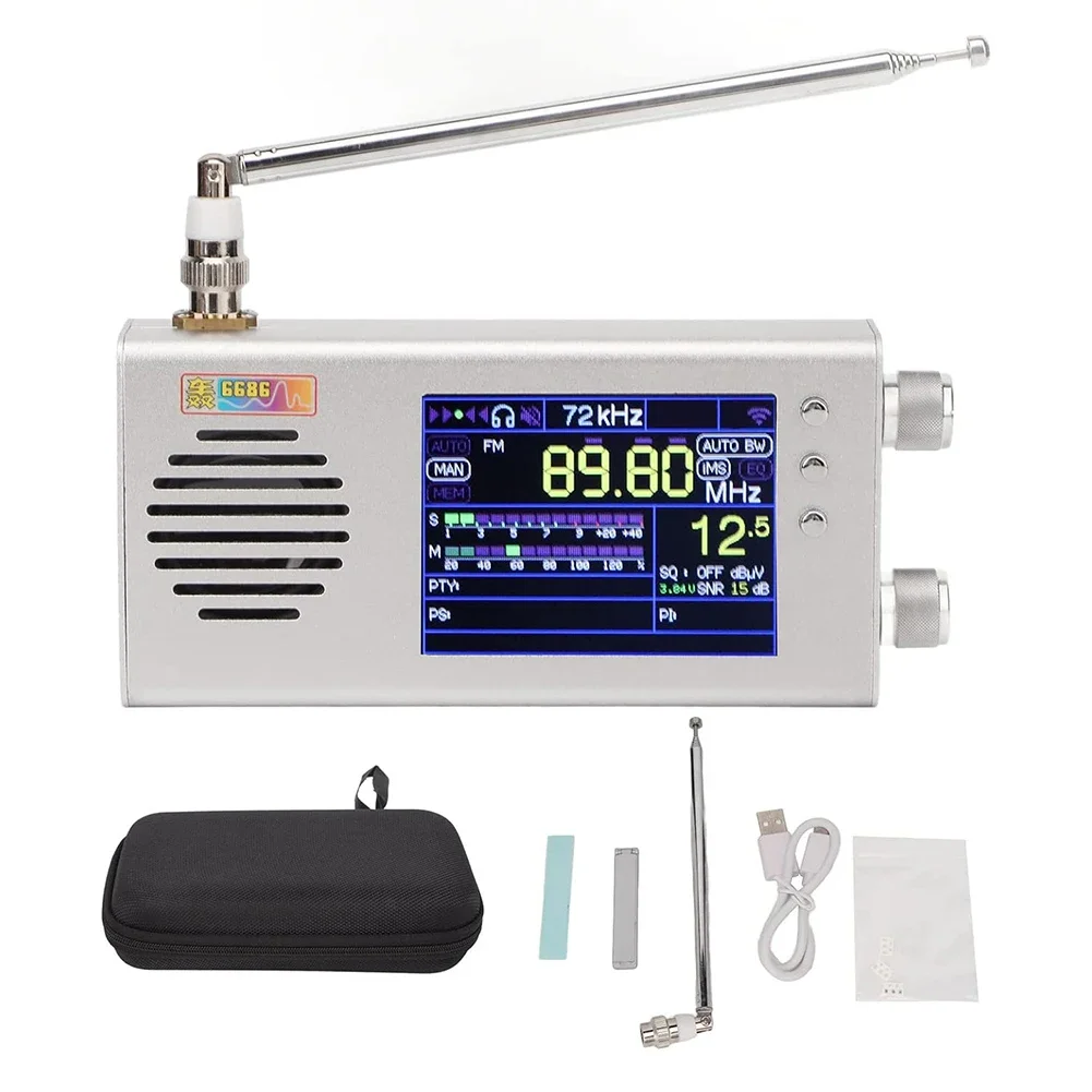 TEF6686 Plus полнодиапазонный радиоприемник портативный цифровой AM FM стерео радио с 3