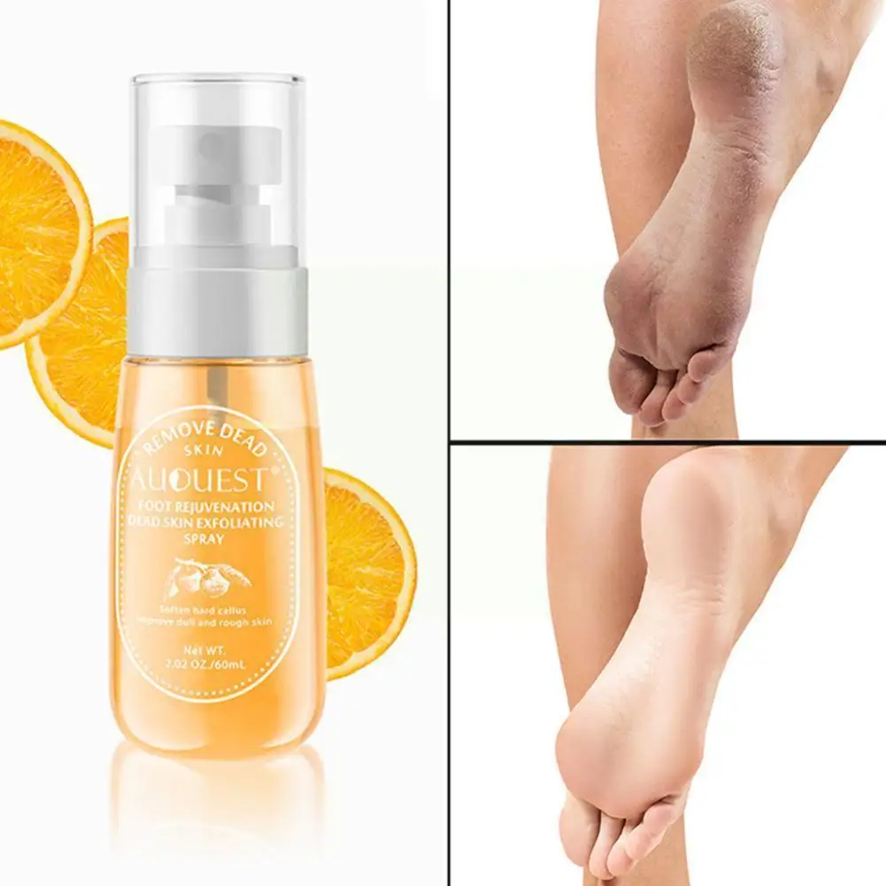 

Спрей для пилинга ног P3h2, натуральная Апельсиновая эссенция для педикюра, средство для кожи ног, отшелушивающее средство для младенцев, ухо...