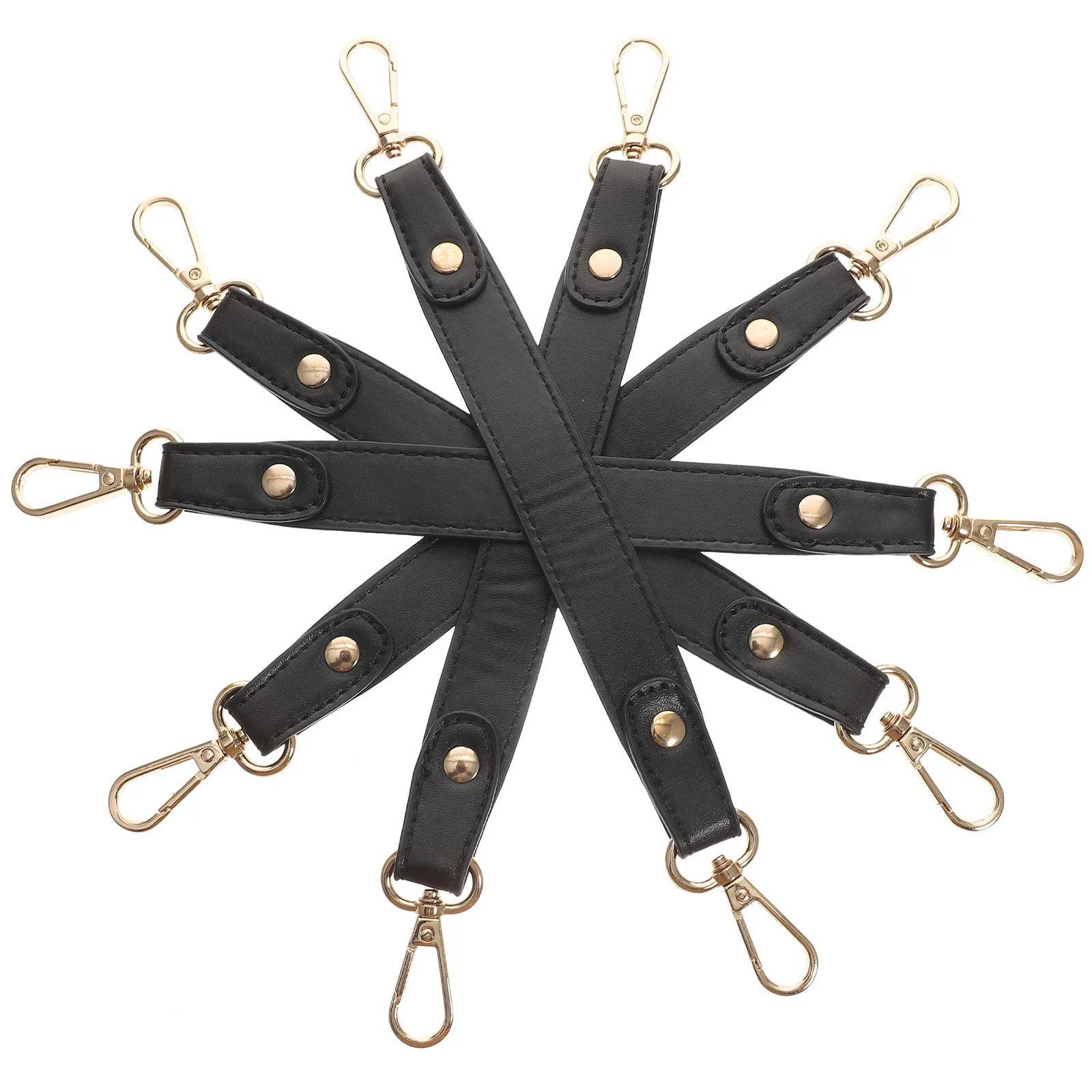 

5 Pcs Replacement Purse Straps DIY Purse Handles Metallic Purse Handbag Chains Accessories Bag Handle Replacement Summer Tote