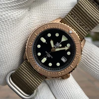 sd1996s steeldive brand khaki nato strap bronze bezel 200m waterproof sapphire glass automatic dive watch nh35 movement