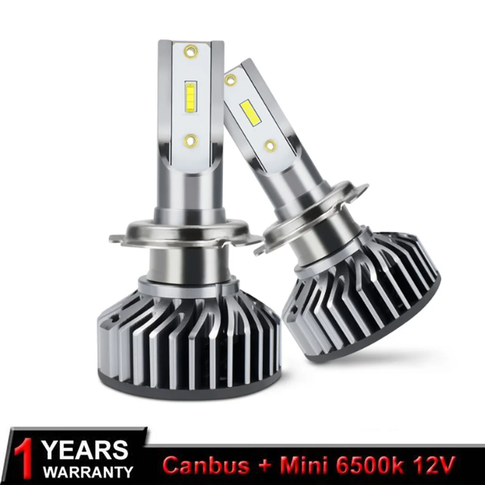 

2PcsH7 LED Headlight Bulb Canbus 30000LM CSP H4 H1 H11 H8 H9 9005 9006 HB3 HB4 110W 6000K PTF Ice Bulbs Turbo Fog Light 12V