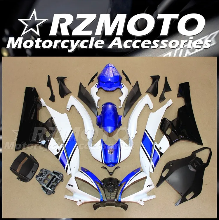 

Литьевая пресс-форма, новые комплекты обтекателей ABS для YAMAHA YZF-R6 2006 2007 YZF R6 06 07, комплект обтекателей синего цвета