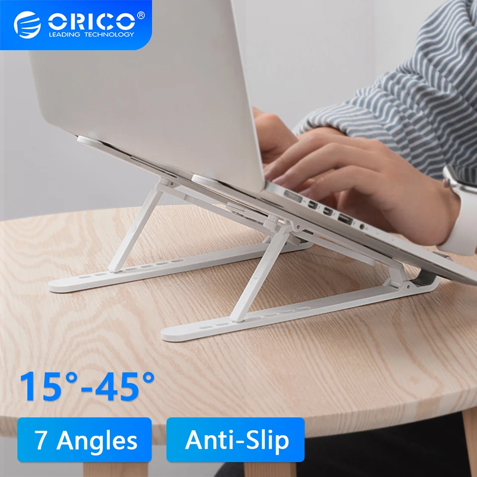 Регулируемая подставка для ноутбука ORICO, алюминиевый складной держатель для ноутбука, 7 ракурсов, подставка для ноутбука