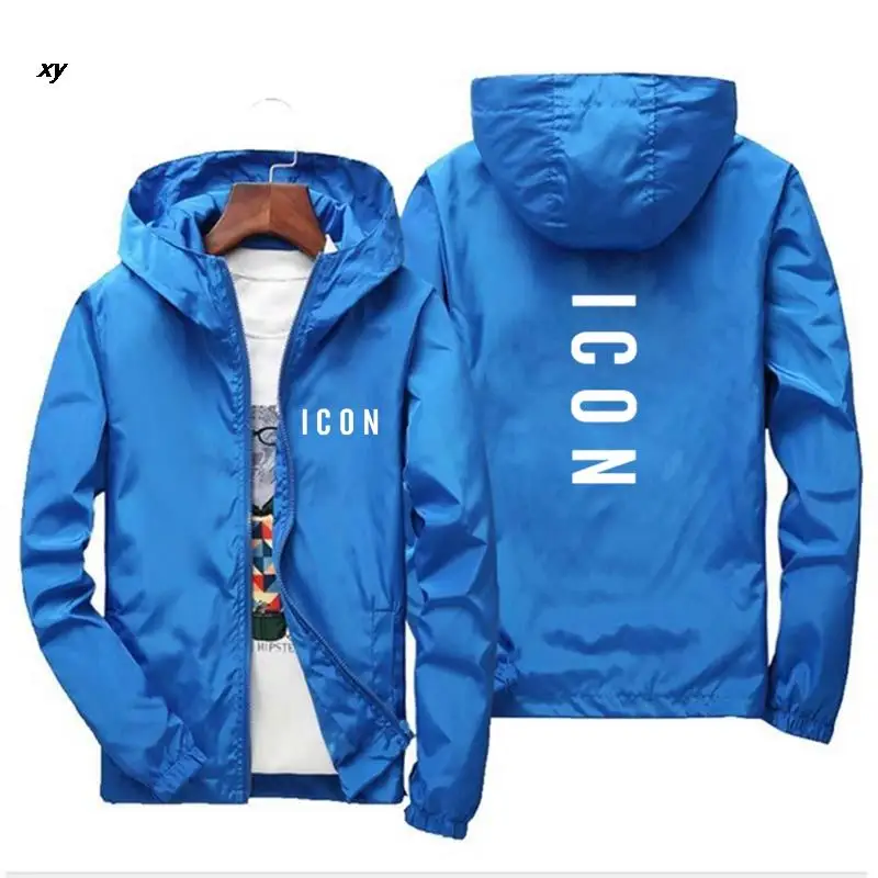 2021 hot selling brand mens jacket spring and autumn outdoor hooded jacket large size windbreaker thin zipper jacket jacket free global shipping