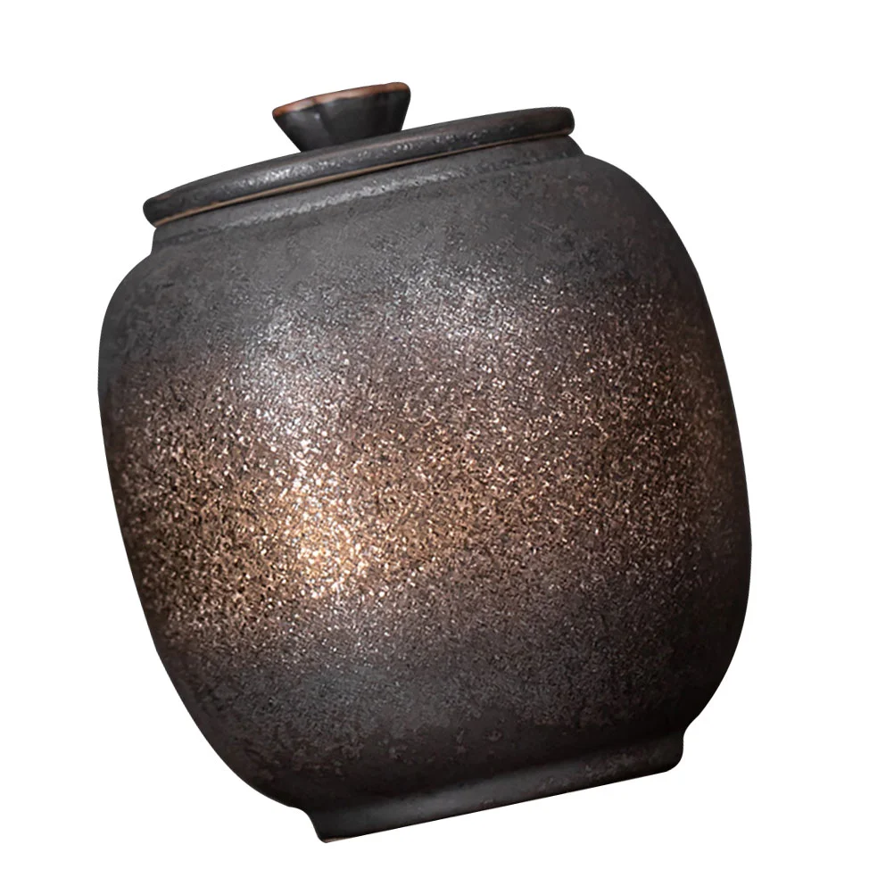 

Ceramic Jar Ceramic Tea Leaf Organizer Desktop Ceramic Jar Japanese Style Tea Canister