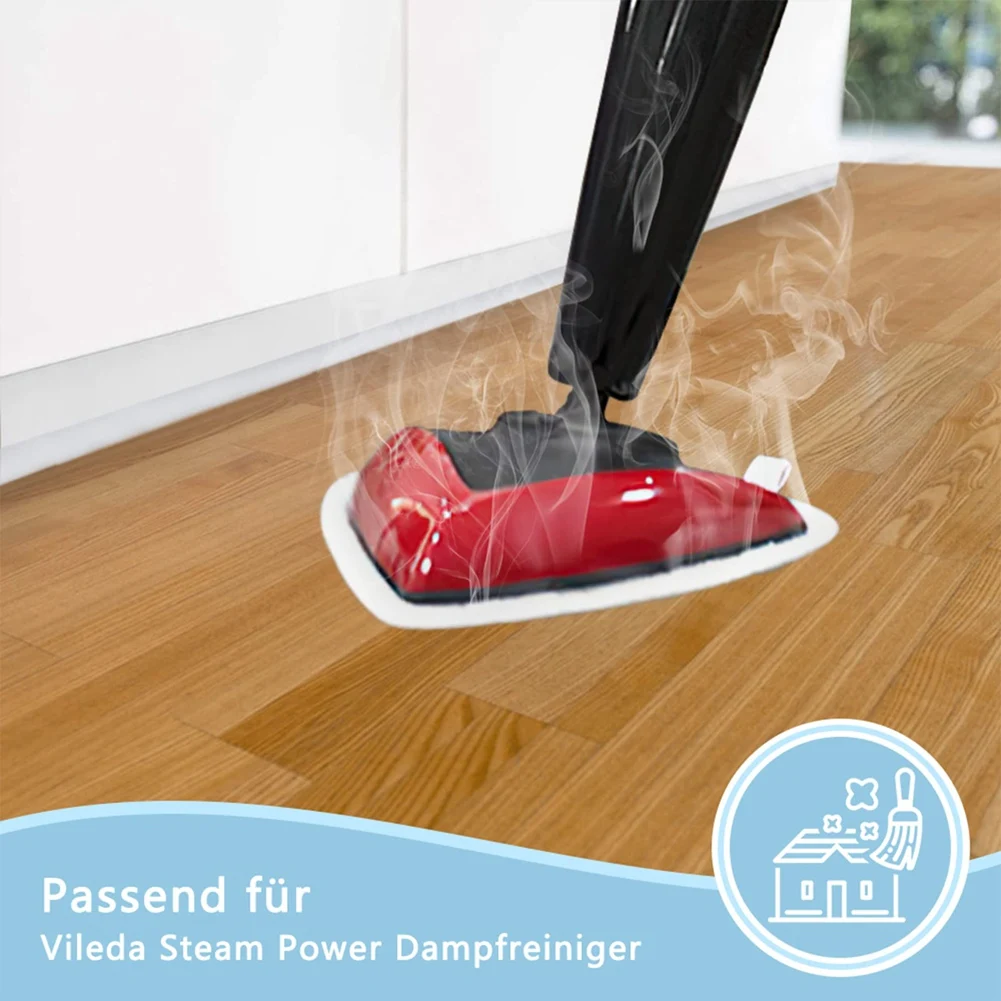 

Replacement Parts Washable Mop Pad Compatible for Vileda Steam Mop Cleaner Accessories Washable Mop Cloth Pad